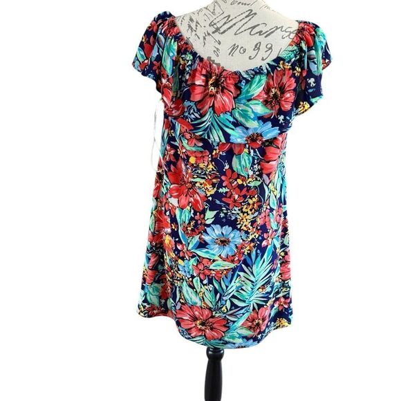 Chetta B Red and Blue Ruffled Tiered Sundress - Picture 10 of 10